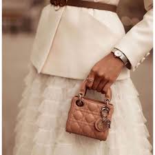 Túi xách Dior Super MICRO LADY DIOR BAG Màu Hồng